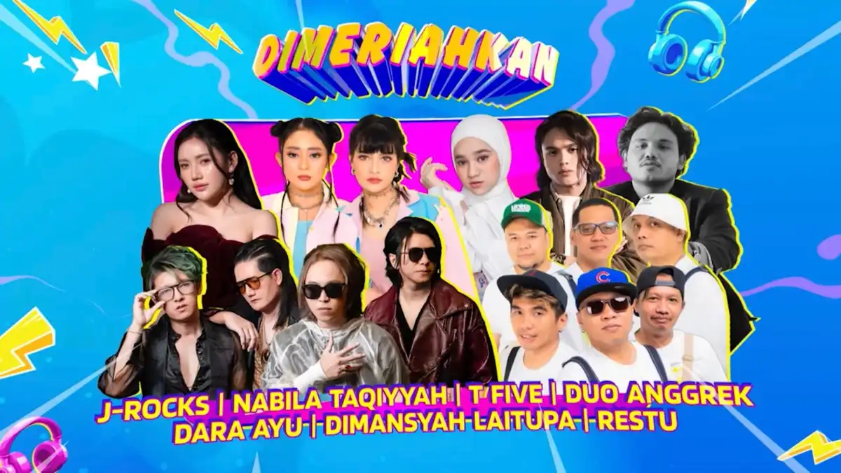 Deretan artis papan atas yang akan memeriahkan Dahsyatnya Weekend di Tasikmalaya (Foto: RCTI)