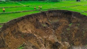 Tanah Seluas 7.000 m² di Desa Cisalak Subang Amblas, Badan Geologi Ungkap Misteri Ini
