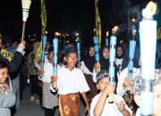 Sambut Ramadhan, Ribuan Warga Serdang Bedagai Meriahkan Festival Pawai Obor