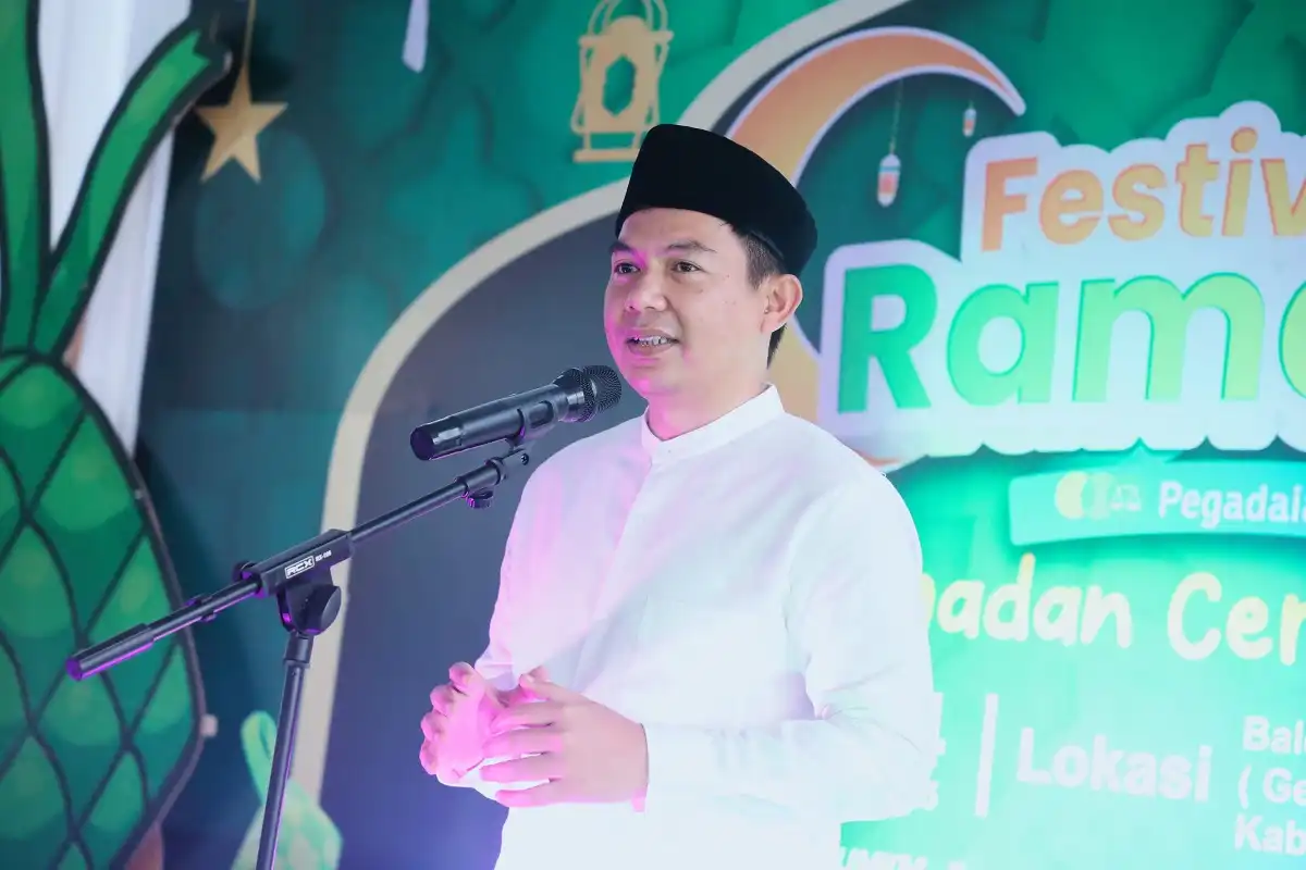 Sekretaris Daerah (Sekda) Kabupaten Purwakarta, Norman Nugraha Membuka Festival Ramadan 2025. Sabtu (1/3/2025) (Foto: Diskominfo Purwakarta)