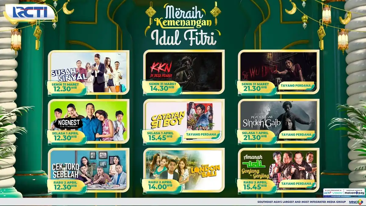 Deretan Film Spesial Lebaran di RCTI