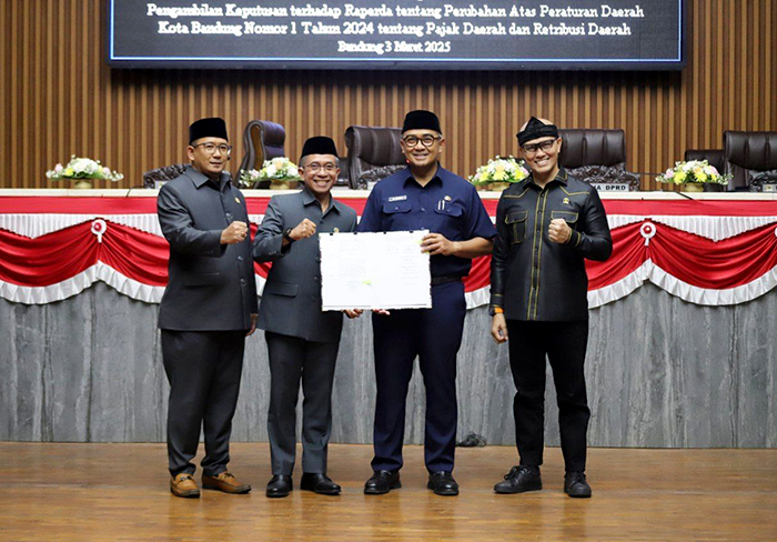 DPRD Kota Bandung Setujui Perubahan Perda Pajak dan Retribusi, Sesuai Evaluasi Pemerintah Pusat