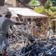 Bengkel motor di Jatiluhur Purwakarta ludes terbakar.