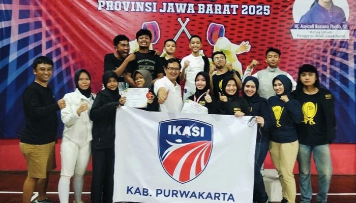 12 Atlet Anggar Purwakarta Berlaga di Kejurda Jabar, Targetkan 5 Emas