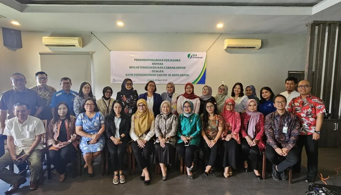 BPJS Ketenagakerjaan Depok Gandeng 13 BPR untuk Lindungi Nasabah