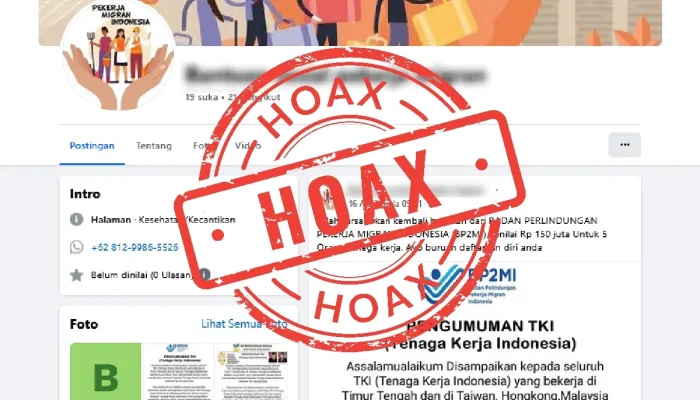 Beredar Informasi Bantuan Rp150 Juta untuk Pekerja Migran Indonesia, Ini Faktanya