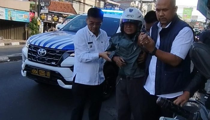 Halal Bihalal di Gedung Sate, Erwan Setiawan Sembat Bantu Korban Kecelakaan