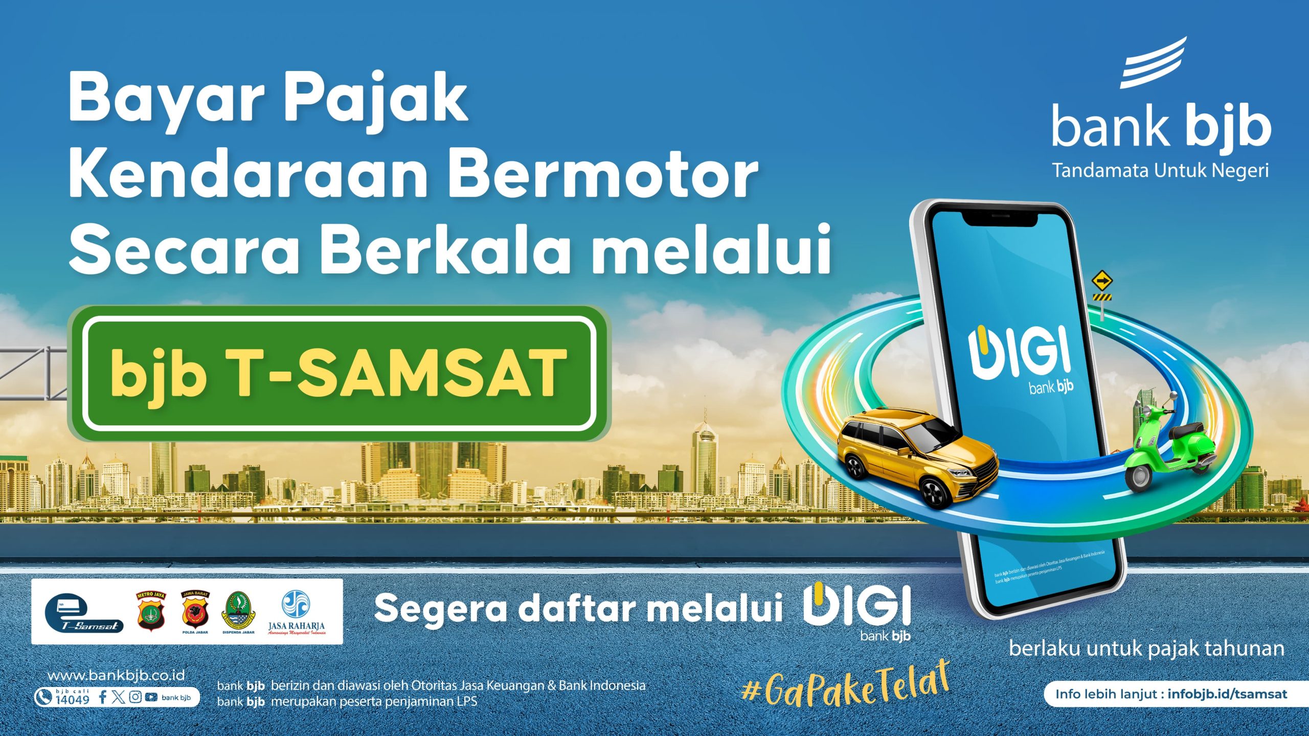 Bayar Pajak Kini Semudah Klik: Lewat DIGI bank bjb, Tanpa Antre, Tanpa Lupa