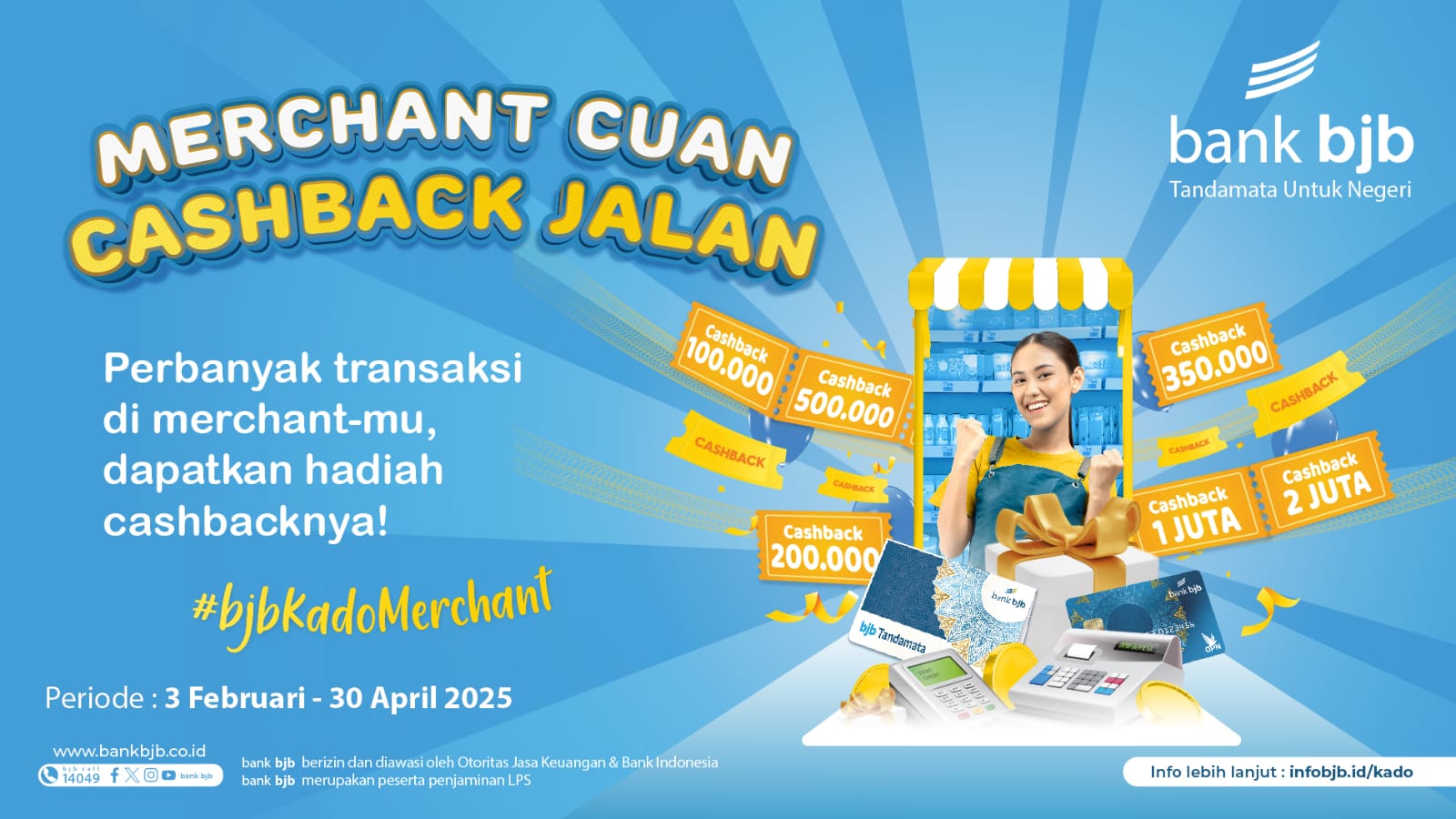 bank bjb Luncurkan Program bjb Kado Merchant untuk Dukung UMKM