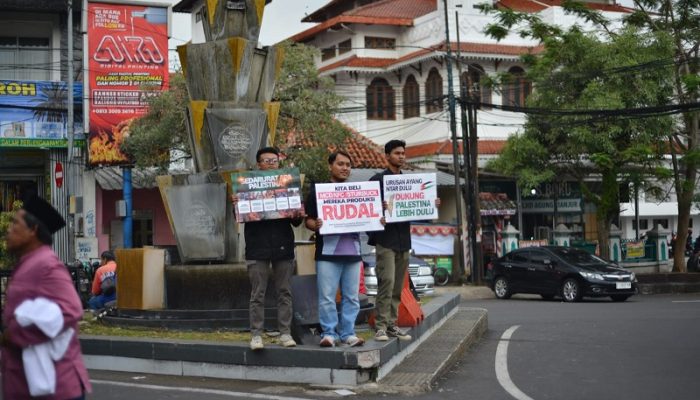Pemuda Cianjur Gelar Aksi Solidaritas Palestina, Serukan Hal Ini