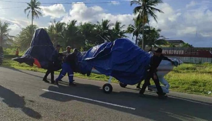 Pesawat Capung Mendarat Darurat di Pangandaran, Ini Penyebabnya