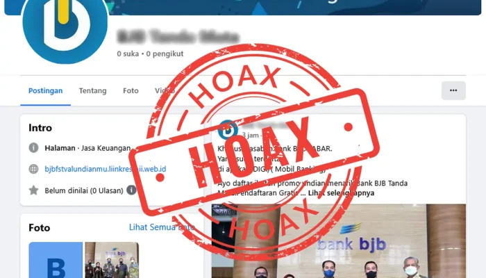 Waspada Penipuan! Undian Berhadiah Bank BJB di Facebook