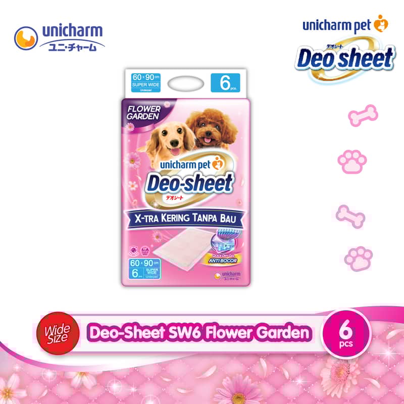 Buktikan Deo Sheet Wide Unicharm ! Underpad Anjing Beraroma Botani yang Efektif dan Praktis