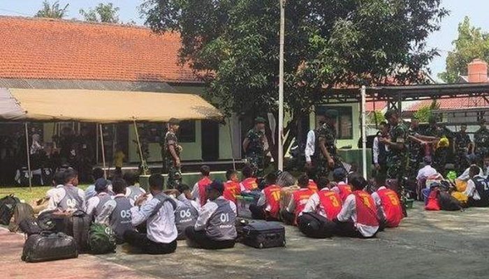 Sering Bolos Sekolah, 39 Siswa SMP Pangandaran Dikirim ke Barak Militer