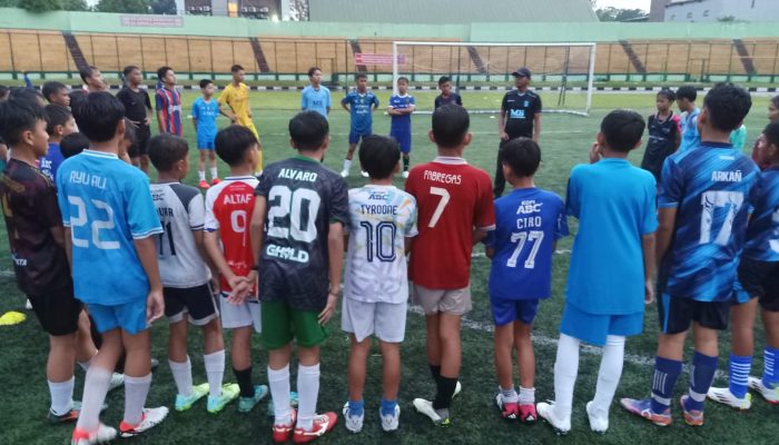 Menjemput Mimpi di Rumput Hijau: Ratusan Anak Bersaing di Launching MH Soccer Academy
