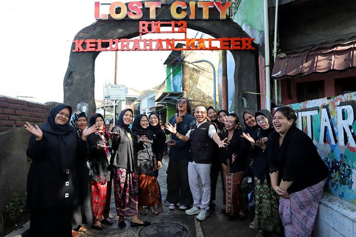 Ketua DPRD Kota Bandung Resmikan Taman Lost City, Hadpirkan Ruang Publik Estetis di Sempadan Sungai