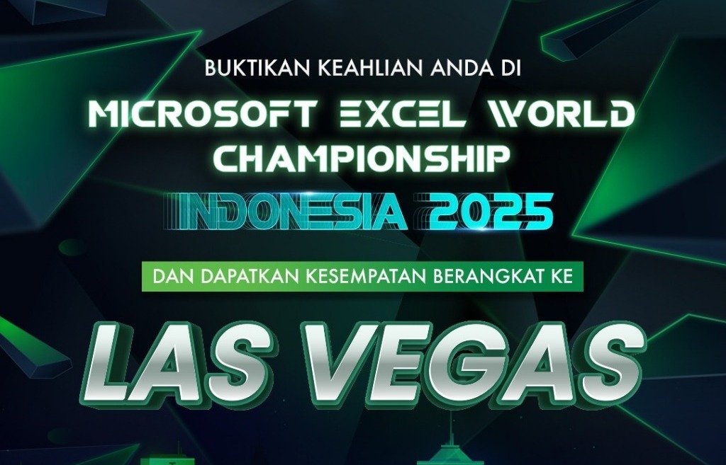 MEWCI 2025 Resmi Dibuka: Ayo Buktikan Keahlian Excel-mu dan Rebut Tiket ke Las Vegas!