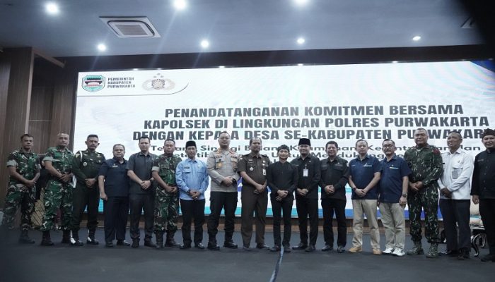 Polres dan Pemkab Purwakarta Teken Komitmen Bersama Kawal Pembangunan Desa