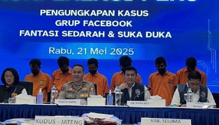 Polri Tetapkan 6 Tersangka Kasus Asusila dan Eksploitasi Anak Grup Facebook Fantasi Sedarah