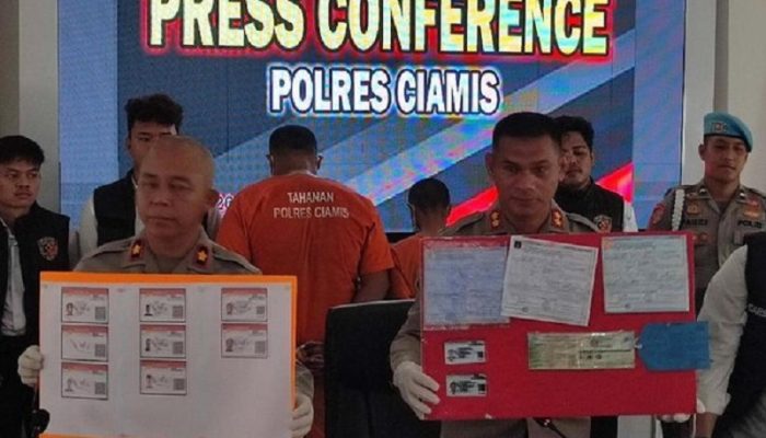 Polres Ciamis Ungkap Kasus Pemalsuan SIM B2, Dua Pelaku Ditangkap