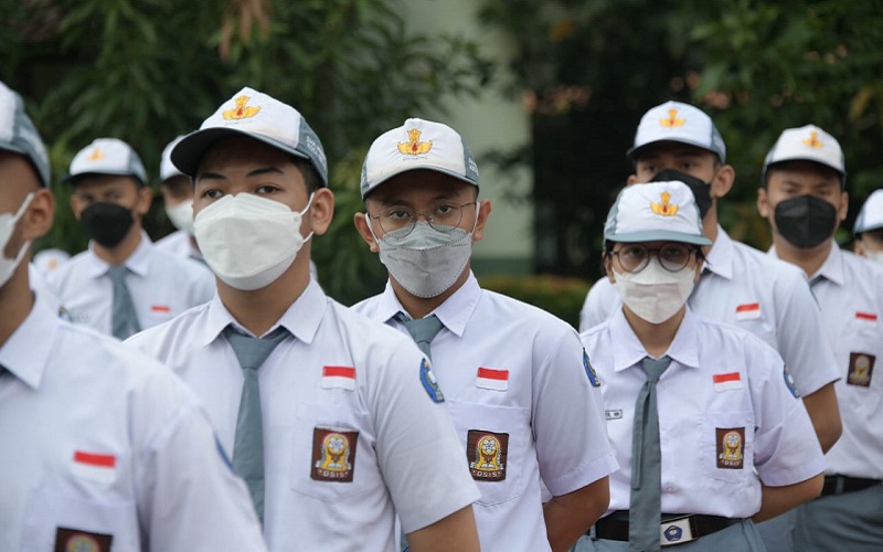 Siswa Berjemur