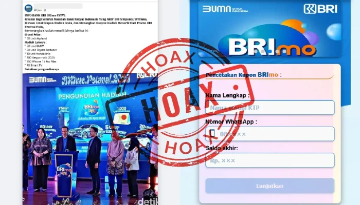 Awas Penipuan! Link Cetak Kupon Undian BRImo FSTVL Khusus Nasabah BRI