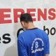 Tersangka diperlihatkan saat konferensi pers di Mapolres Cirebon Kota.