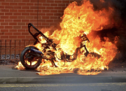 Sepeda Motor Hangus Terbakar Usai Isi Bahan Bakar di Jalan Pemuda Depok, Polisi Ungkap Ini