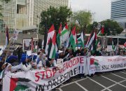 FPN Geruduk Kedubes AS Serukan Stop Genocide, Stop Arming Israel!