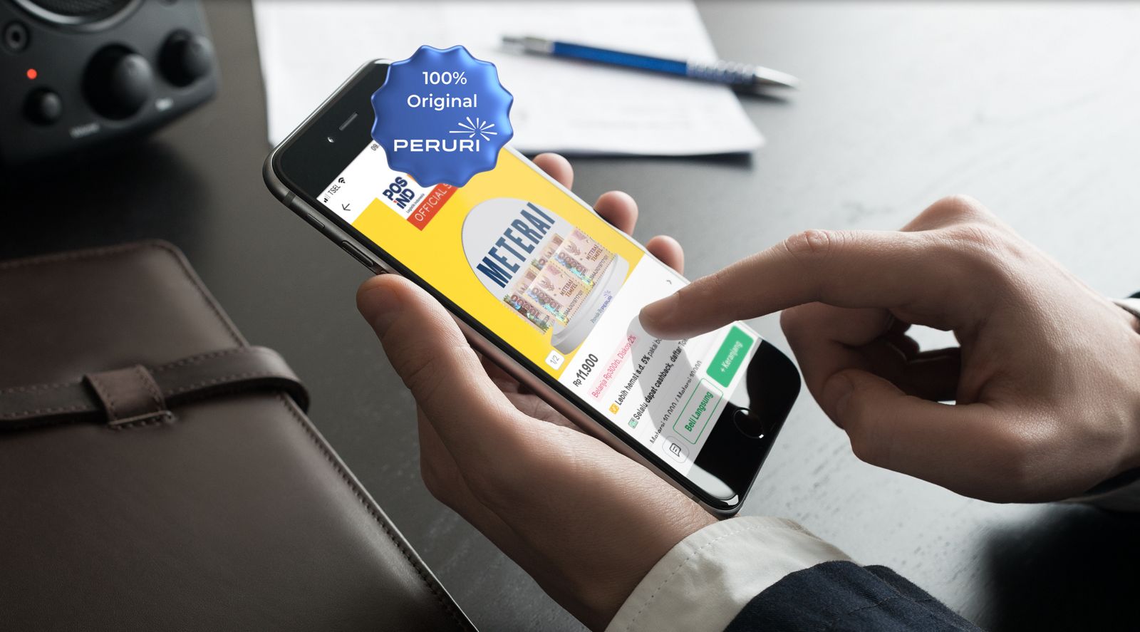 Meterai Palsu Bikin Resah! POSDIGI Tawarkan Ketenteraman Lewat Toko Resmi Online
