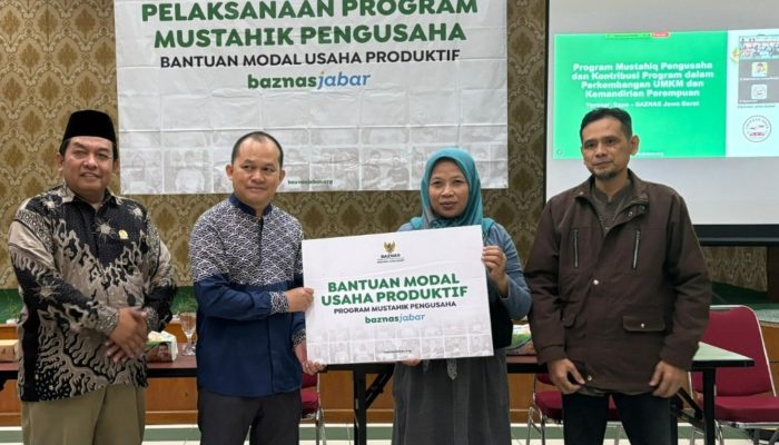 BAZNAS Jabar dan Yayasan SAPA Cetak Pengusaha Baru dari Kalangan Mustahik