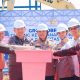 Peresmian pembangunan gudang logistik di Kecamatan Pamanukan, Subang.