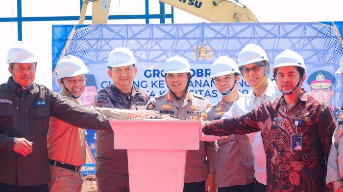 Peresmian pembangunan gudang logistik di Kecamatan Pamanukan, Subang.