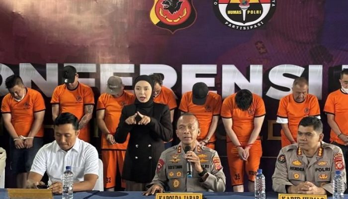 Polda Jabar Tetapkan 44 Tersangka Judi di Tempat Hiburan Berkedok Karaoke di Bandung