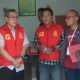 Kedua tersangka usai menjalani pemeriksaan di Kejari Subang.