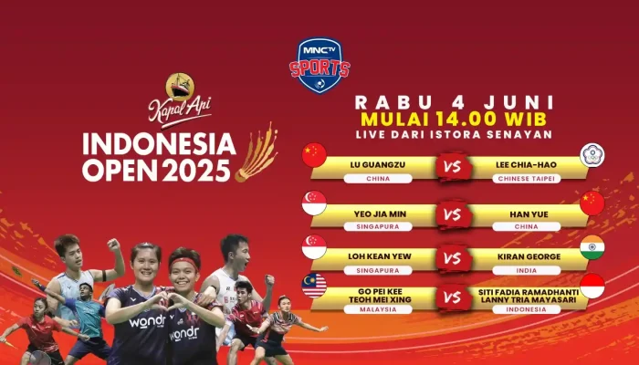 Duo Srikandi Siap Libas Malaysia di Kapal Api Indonesia Open 2025, Live MNCTV Hari Ini!