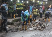 DLH Kota Bandung Angkut 80 Ton Sampah di Pasar Gedebage