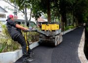Trotoar Percontohan: Inklusif dan Multifungsi di Taman Lalu Lintas Rampung Pekan Depan