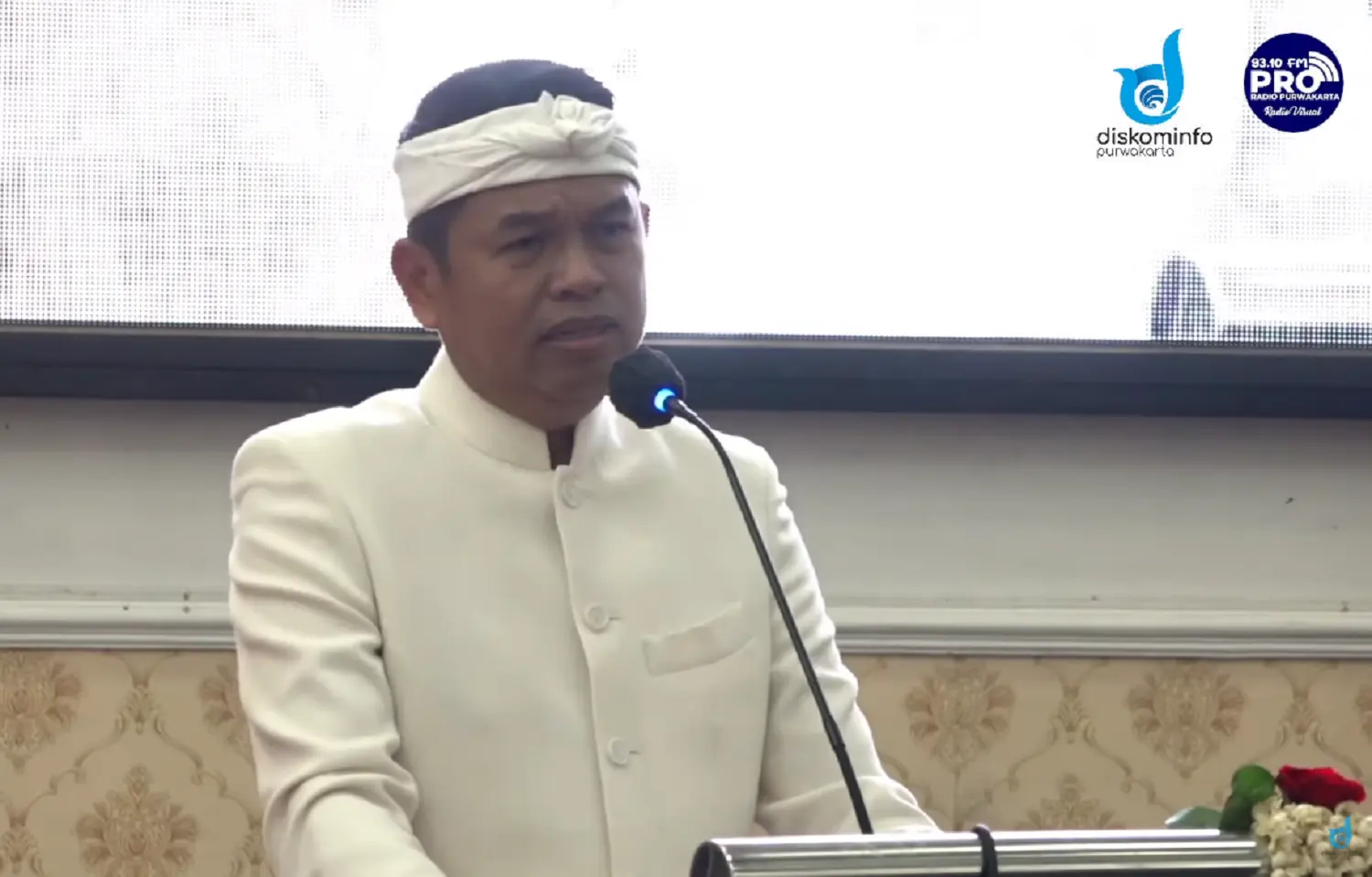 Dedi Mulyadi pidato komitmen perbaiki alam Jawa Barat di DPRD Purwakarta dalam momen Hari Jadi Purwakarta 2025
