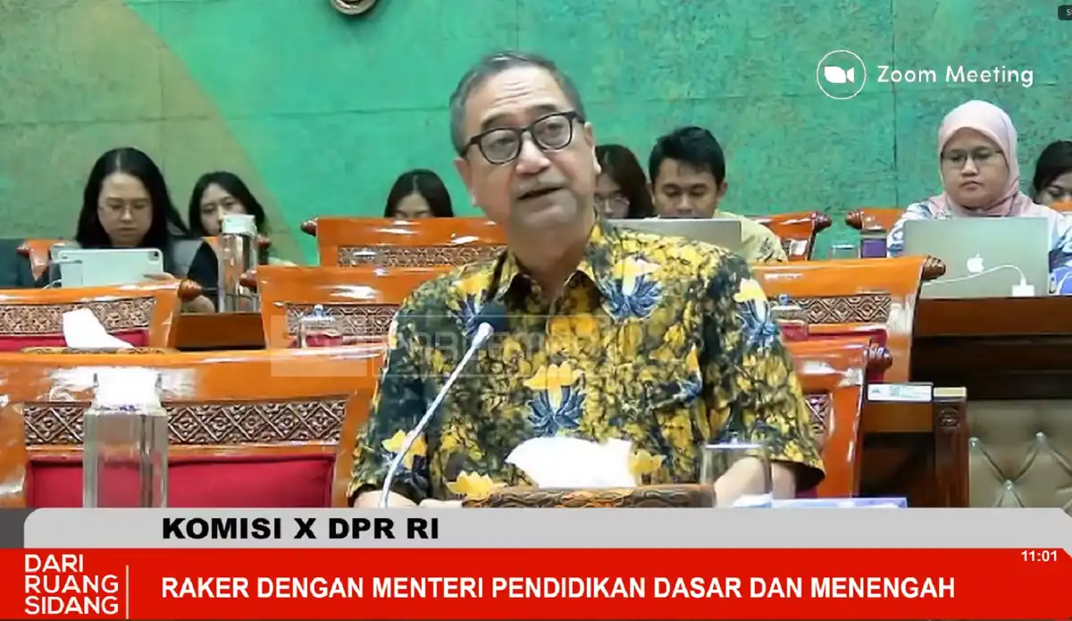 Ferdiansyah menyampaikan pandangan dalam Rapat Komisi X DPR RI terkait pengadaan Chromebook di Kemendikbud (Kementerian Pendidikan) yang meraih WTP dari BPK.