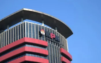 Gedung KPK di Jakarta, tempat pemeriksaan kasus korupsi pengadaan iklan Bank BJB