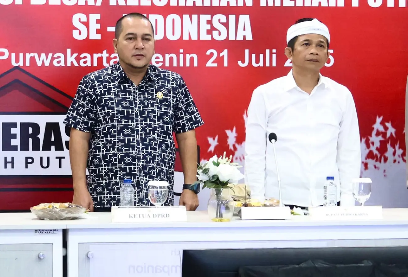 Luthfi Bamala dan Om Zein hadiri peluncuran koperasi merah putih di Purwakarta