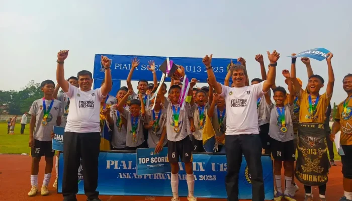 Lodaya FC Juara Piala Soeratin U-13 Purwakarta, Lolos ke Tingkat Jabar