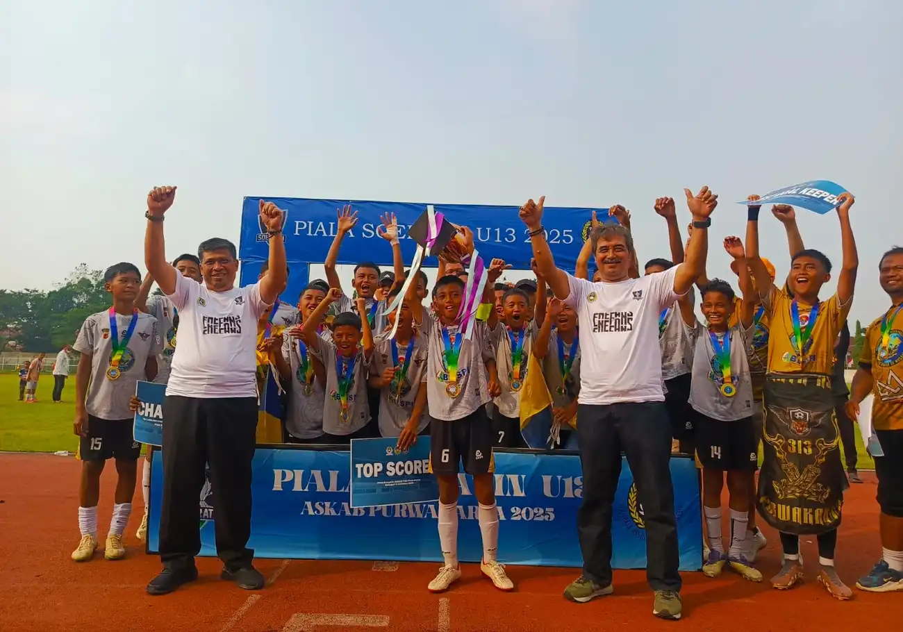 Lodaya FC juara Soeratin U-13 di Stadion Purnawarman Purwakarta