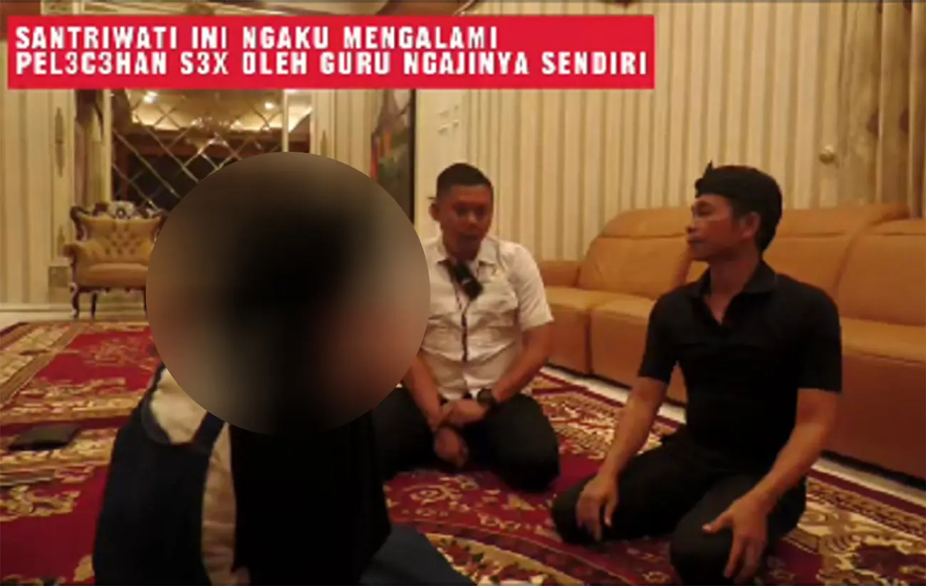 Om Zein Bupati Purwakarta mendengar pengaduan korban pelecehan seksual santriwati