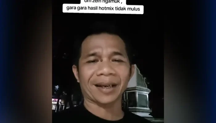 Om Zein Ngamuk! Hotmix Baru di Purwakarta Tidak Mulus, Ancam Tak Akan Dibayar