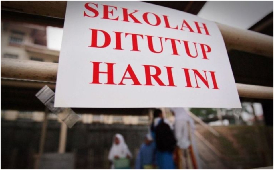 Ilustrasi penutupan sekolah.