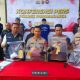 Konferensi pers kasus pembunuhan di Polres Purwakarta