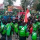 Unjuk rasa ribuan ojol di Kabupaten Garut