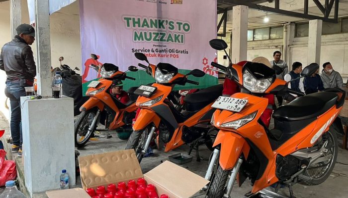 Apresiasi BAZNAS Jabar: Service Gratis untuk 100 Kurir PT Pos Indonesia